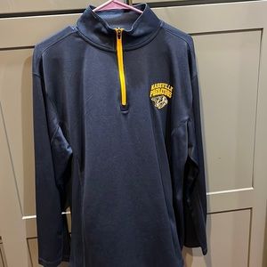 Nashville Predators NHL 🏒brand Medium half zip like new